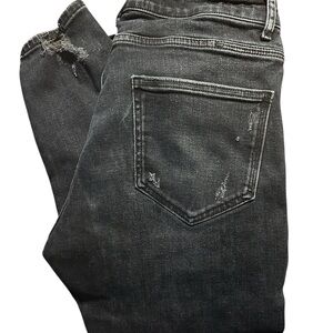 Zara Men's Slim Fit Distressed Gray Jeans